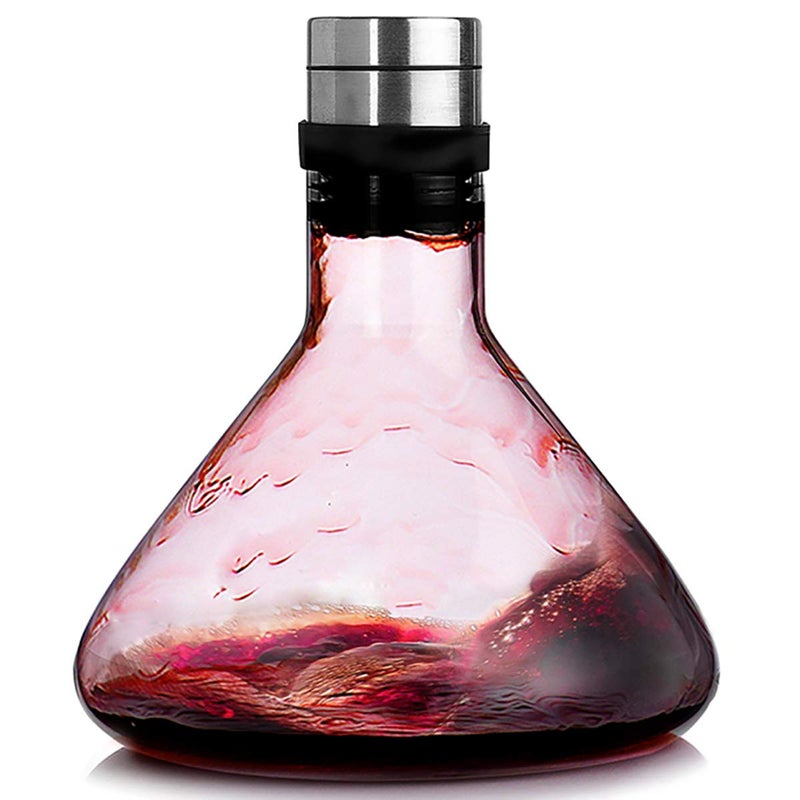 NORTHOME Wine Breather carafe with lid 50oz, Hand Blown heat-resistant Glass, Red Wine Carafe, Wine Decanter Wine Accessories - Image 1